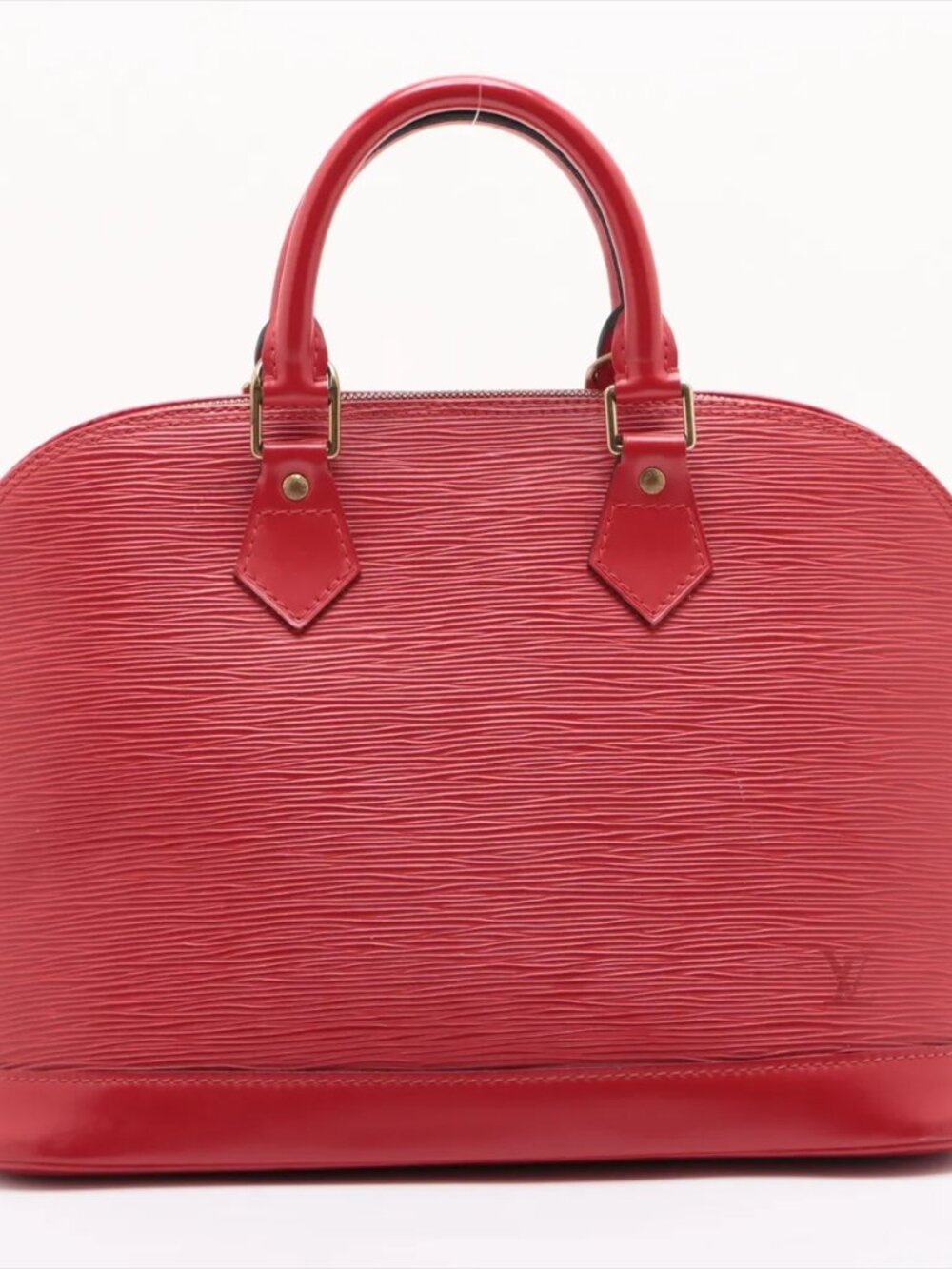 LV Red Epi Leather Alma A144